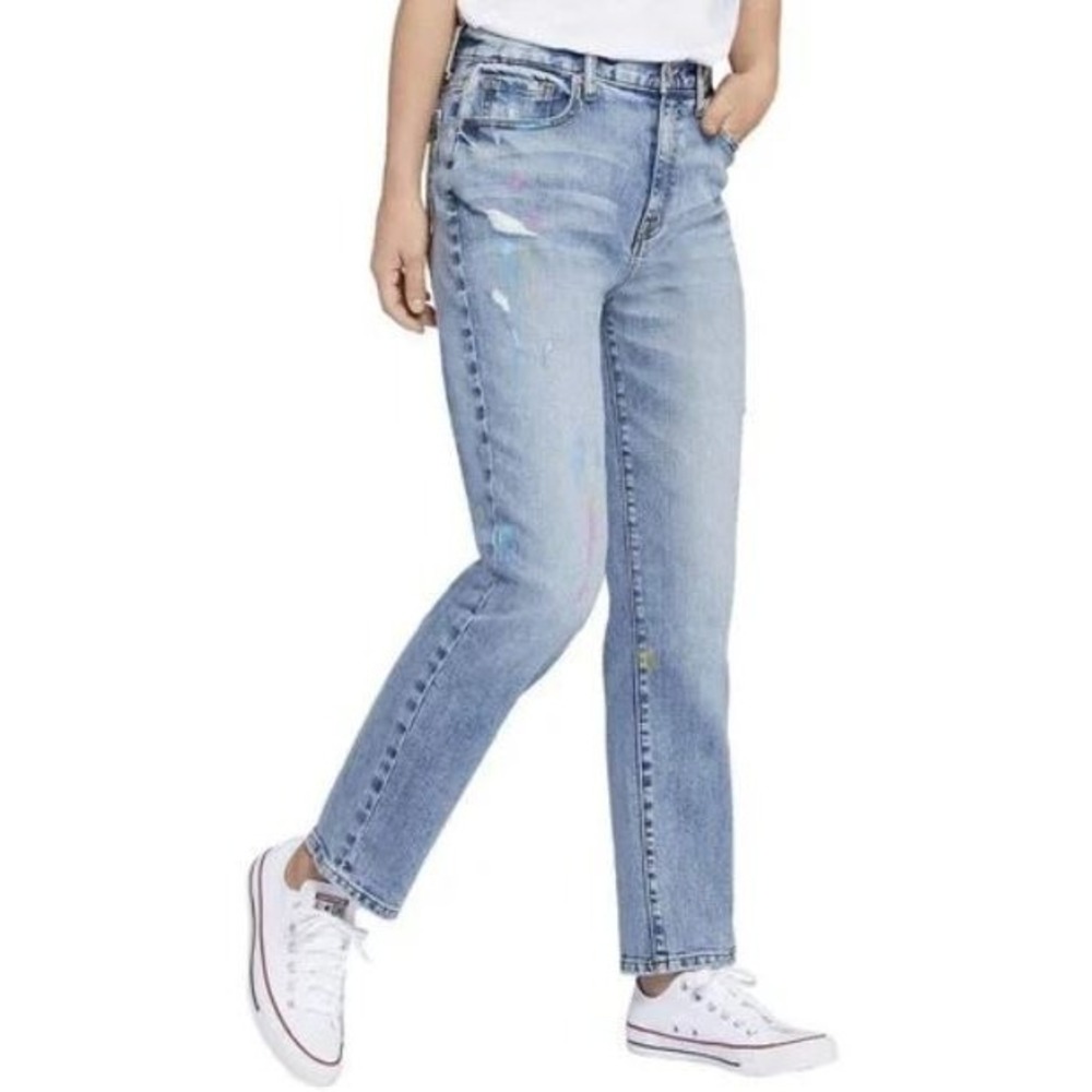 Current/Elliott The Boyfriend Jeans 24 Womens Stretch Moonlight USA Made